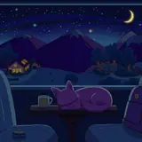 Night Train album cover by Purrple Cat
